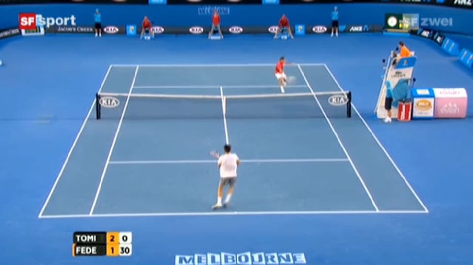 Australian Open 2012: Federer - Tomic