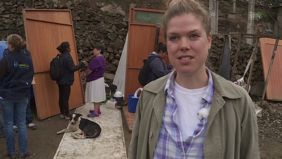 WCs für Slum-Bewohner in Peru