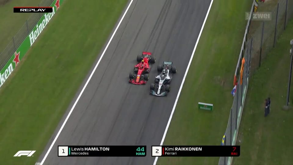 Hamilton vermiest Ferrari die Heim-Party