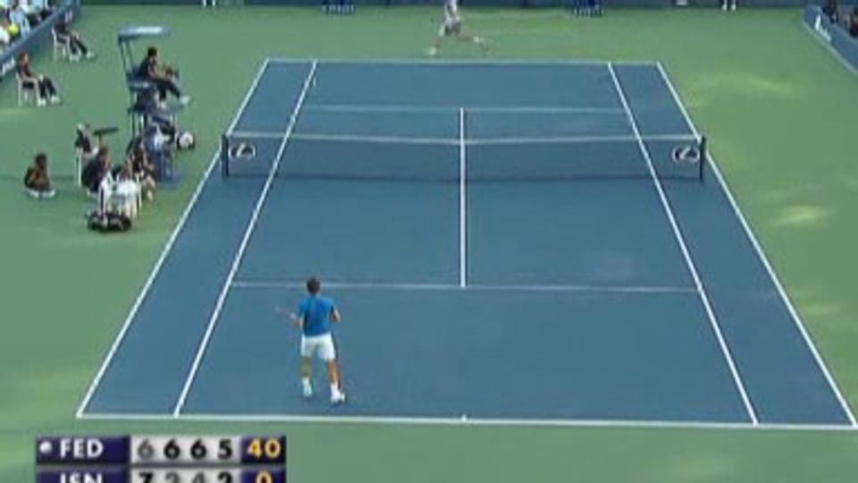 Federer vs. Isner: Das Duell an den US Open 2007
