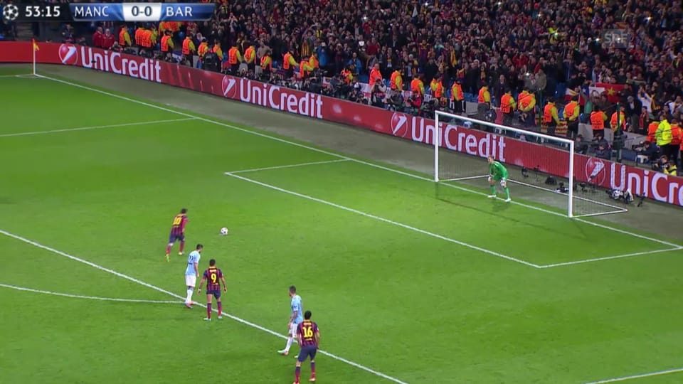 Hinspiel Manchester City - Barcelona («sportlive», 18.03.2014)