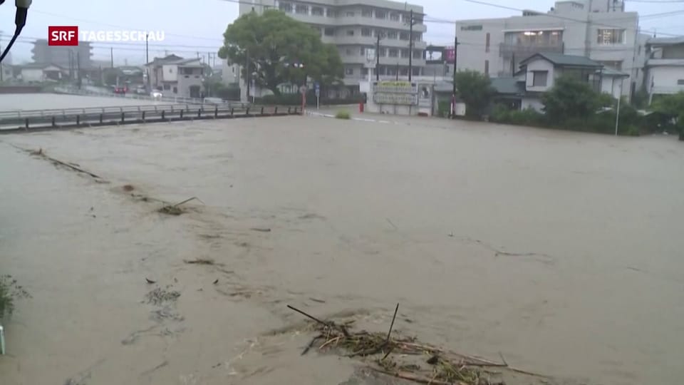 Schwere Überschwemmungen in Japan