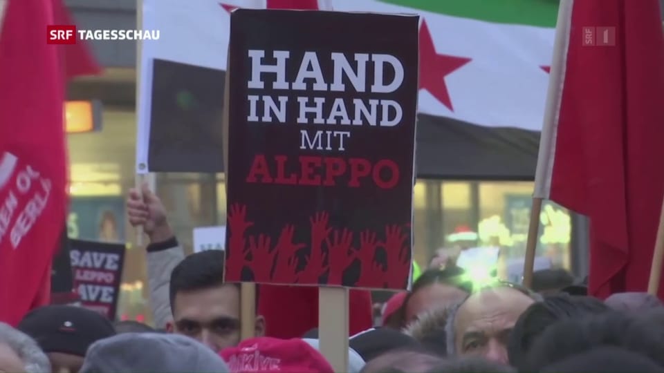 Warten in Aleppo – Proteste in Europas Städten