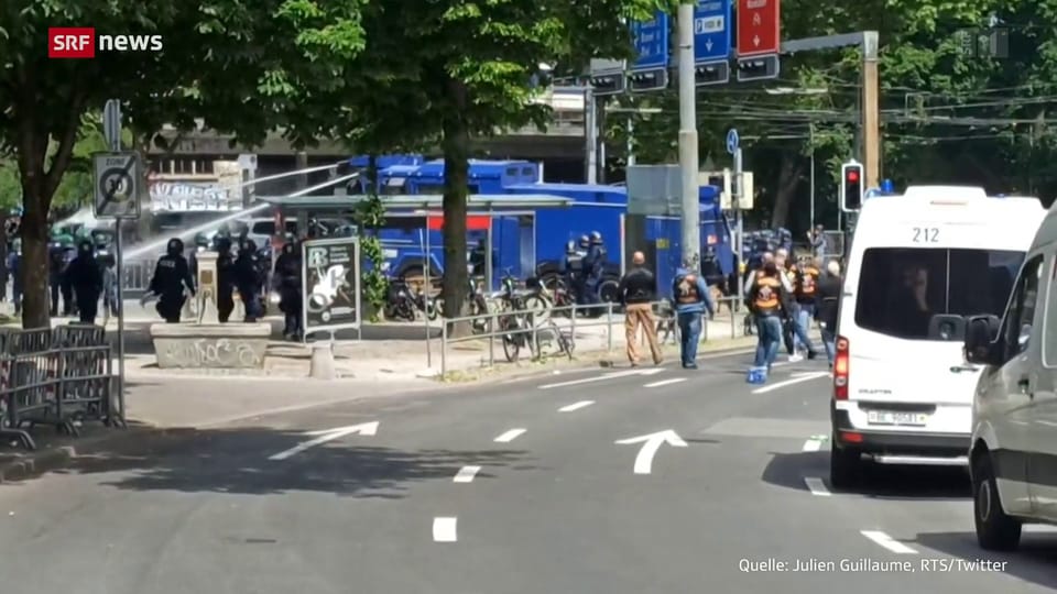 Montag: «Rockerprozess» in Bern –  Krawalle auf der Strasse