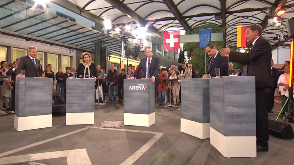 «Wahl-Arena»: Die Schweiz, die EU und die Flüchtlingskrise