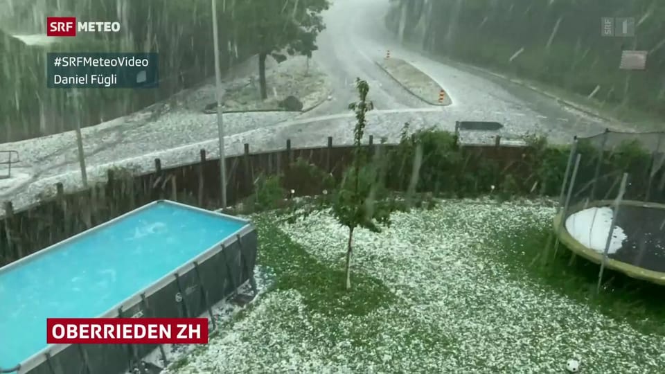 Meteo: Heftige Gewitter ziehen über die Schweiz