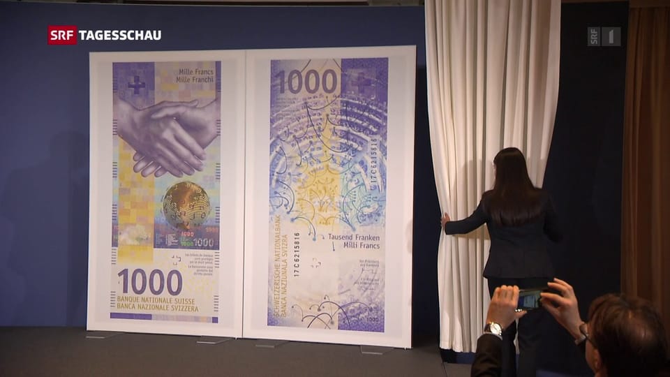 Nationalbank präsentiert die neue 1000er-Note