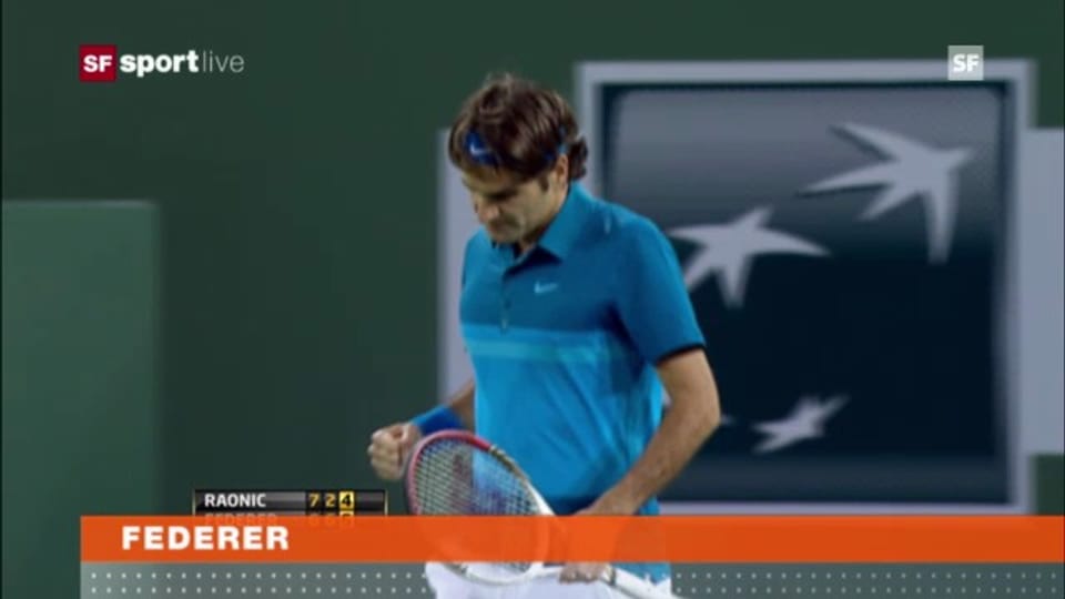 ATP Indian Wells: Federer - Raonic