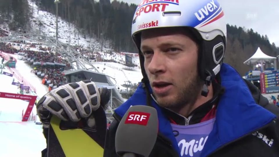WM-Slalom: Interviews mit Gini und Vogel 1. Lauf