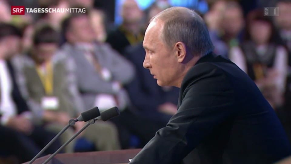 Putin gibt Jahrespressekonferenz