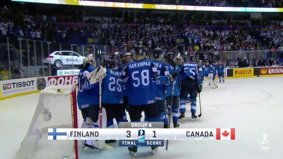 Die Highlights bei Finnland - Kanada