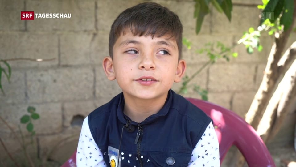 Syrischer Junge Abdulrazak kann wieder sehen