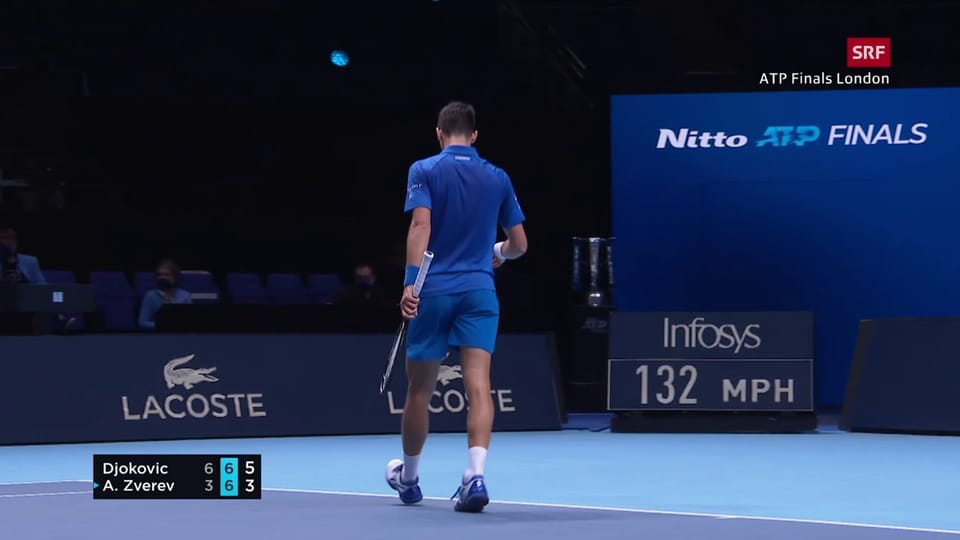 Djokovic gelingt das entscheidende Minibreak im 2. Satz