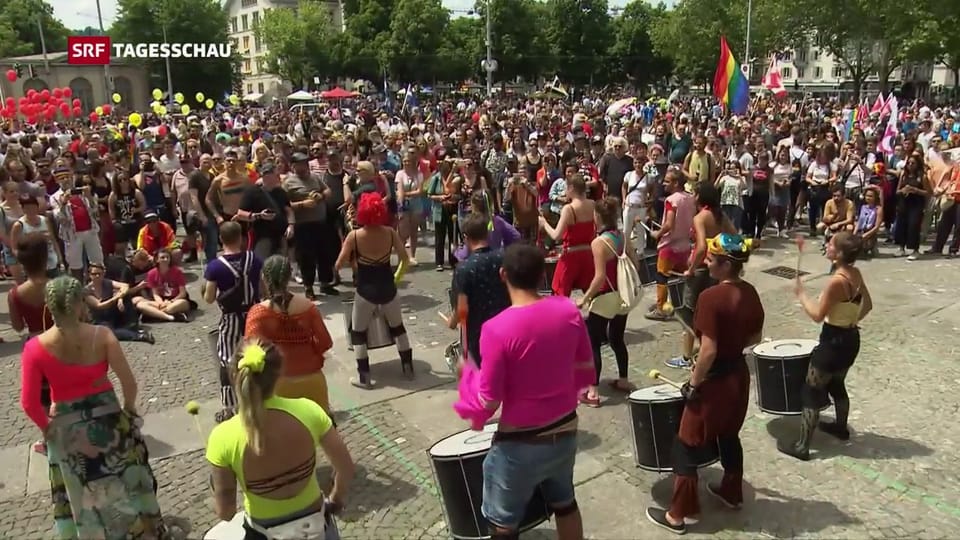  Zurich Pride: Bunte Parade für mehr Verständnis