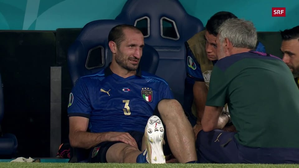 Italien gegen die Schweiz ohne Captain Chiellini