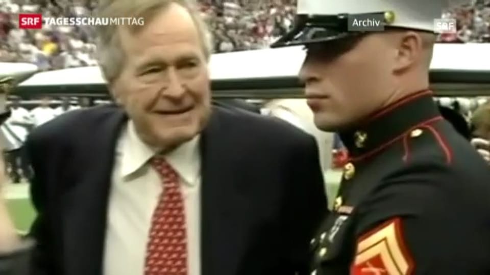 Bush auf Intensivstation (Tagesschau Mittag vom 27. Dezember 2012)