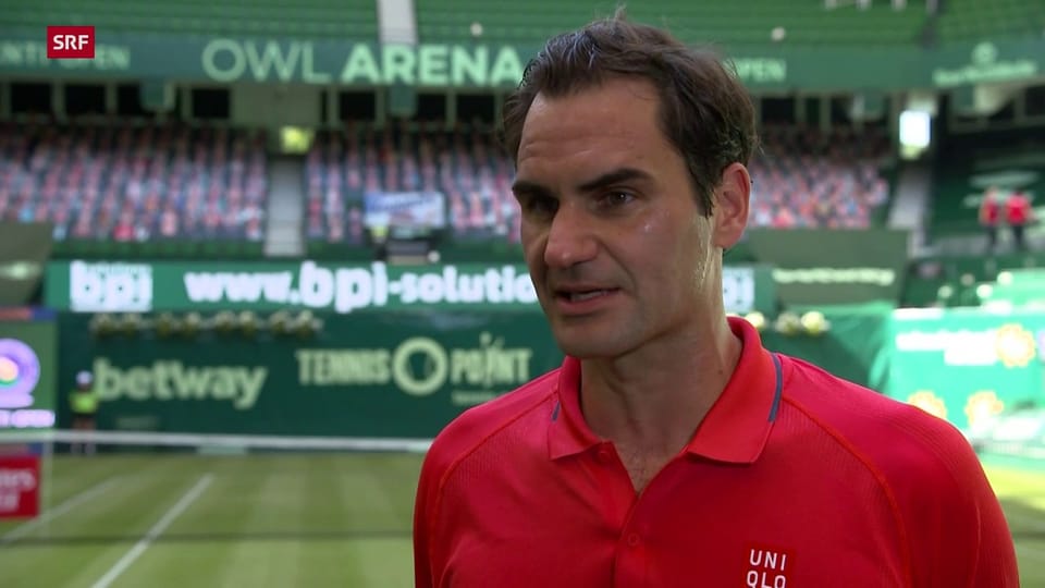 Federer: «Bin total zufrieden»