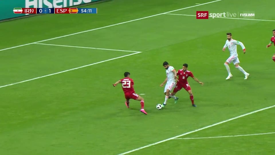  Costas glückliches «Flipper-Goal» erlöst Spanien