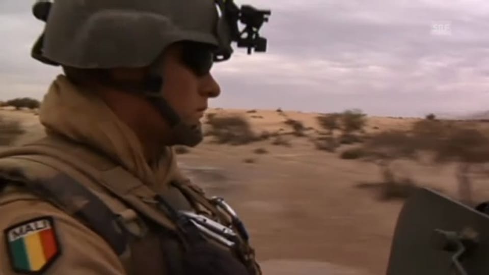 Französische Soldaten unterwegs nach Timbuktu