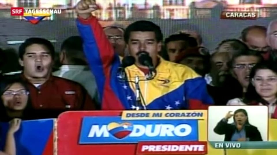 Chávez-Ziehsohn Maduro gewinnt Präsidentschaftswahl