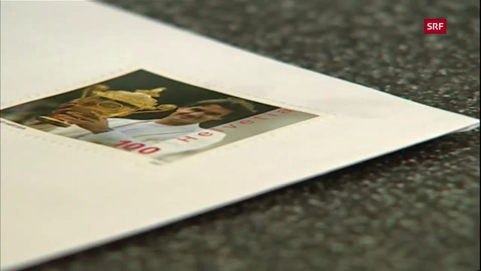 Als Federer seine eigene Briefmarke erhielt