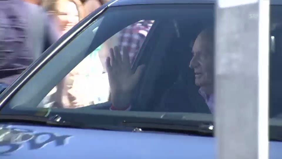 König Juan Carlos verlässt das Spital