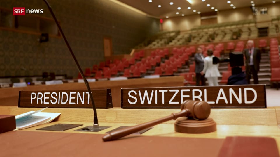 Schweiz übernimmt Vorsitz im Uno-Sicherheitsrat