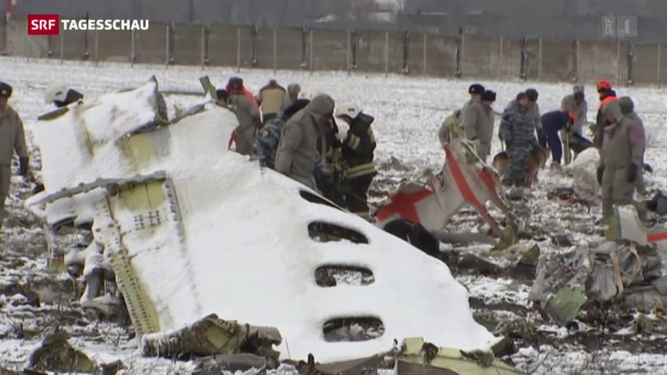 Flugzeugabsturz in Südwestrussland