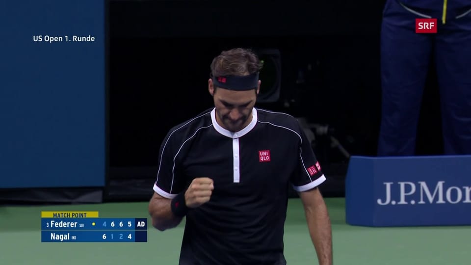 Die Live-Highlights bei Federer - Nagal