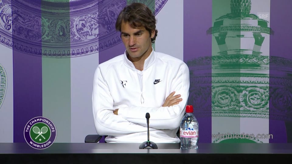 Tennis: Medienkonferenz mit Roger Federer