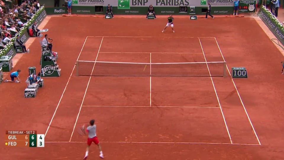 Gulbis Sieg gegen Federer bei den French Open 2014