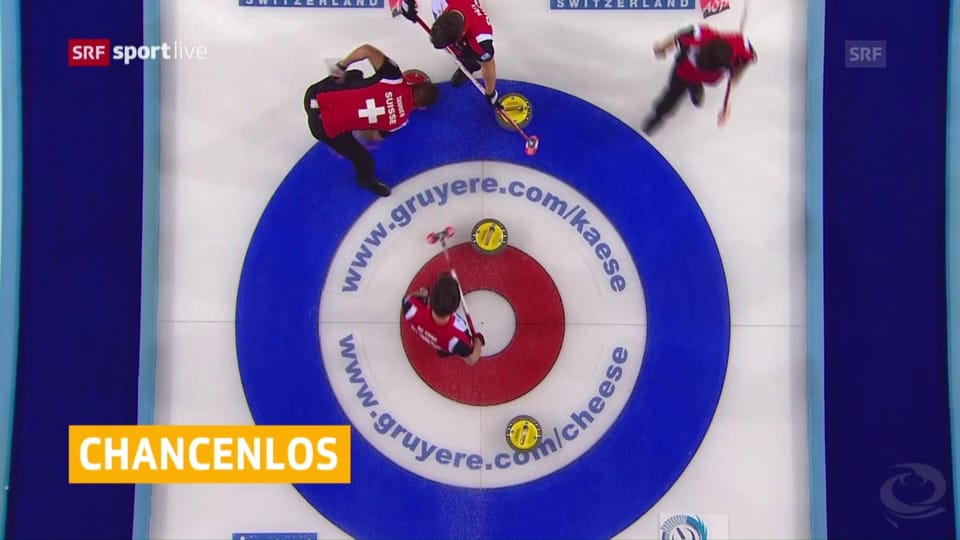Schweizer Curler gegen Schweden chancenlos