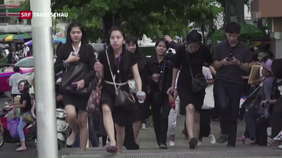 Thailands grosse Trauer über den Tod des Königs