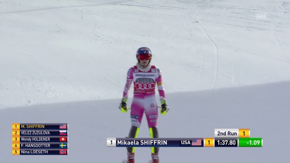 Shiffrins Fahrt zum 11. Slalomsieg in Serie