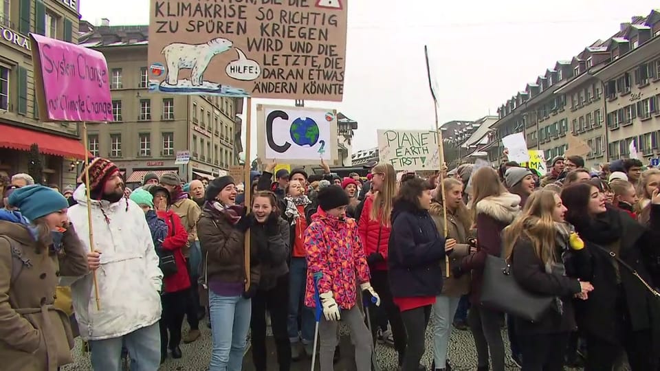 «Wake Up»: So demonstrieren Schüler in Bern
