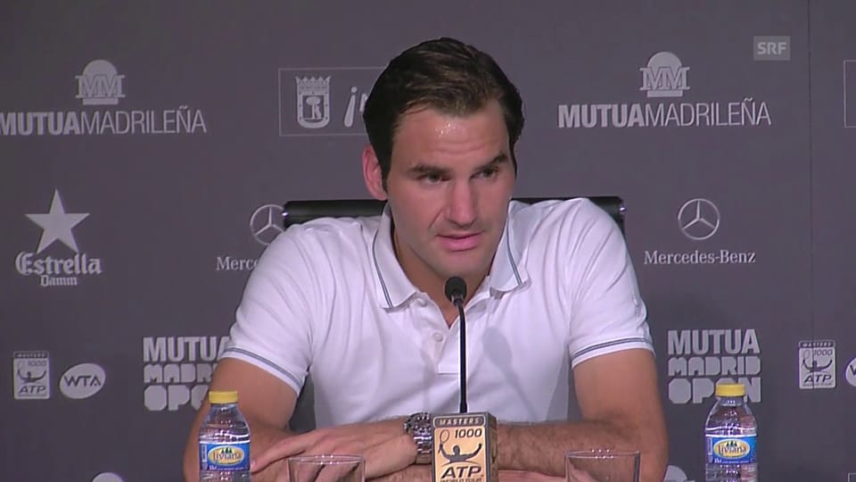 Federer: «Viele Punkte wurden beim Service entschieden.»