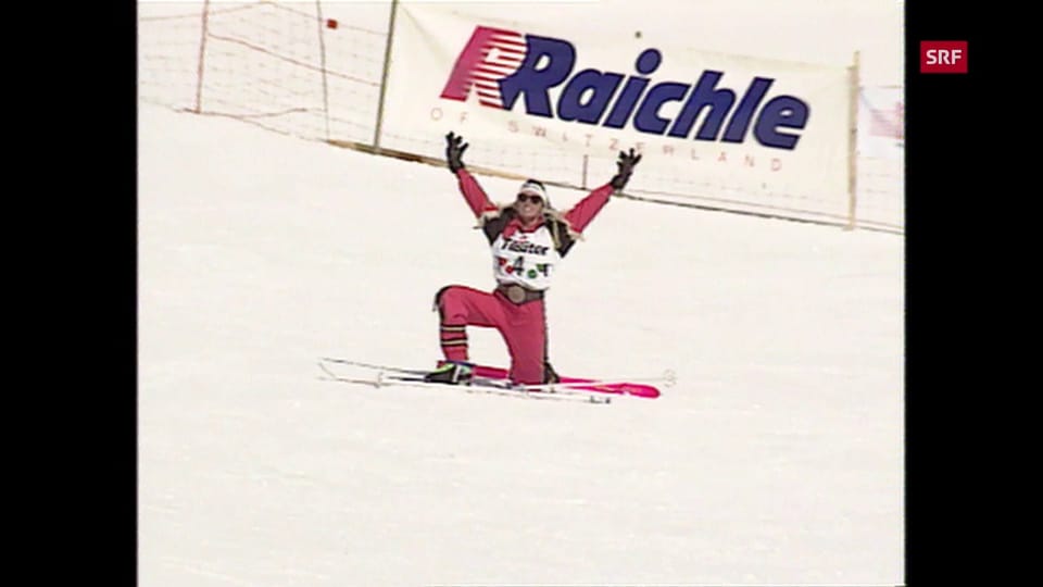 Skiakrobatin Conny Kissling verabschiedet sich vor 28 Jahren vom Spitzensport