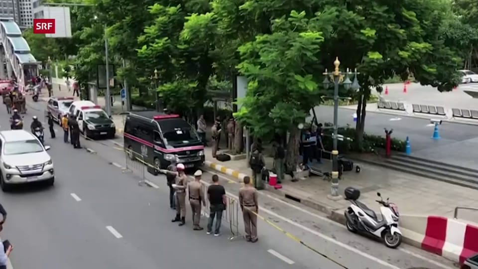 Grosses Polizeiaufgebot nach mehreren Detonationen in Bangkok