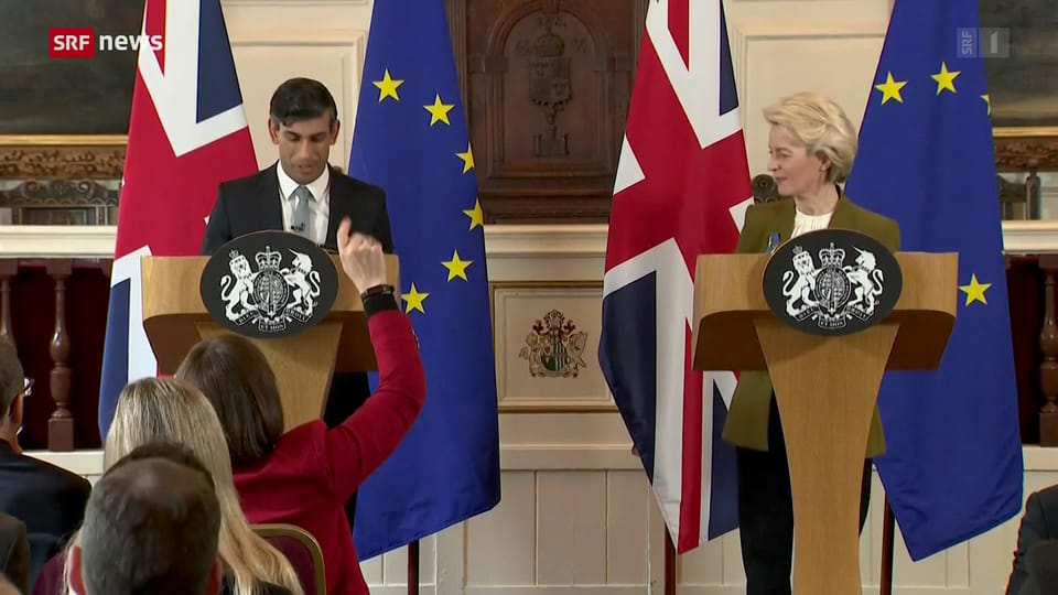 Archiv: London und Brüssel einigen sich im Brexit-Streit um Nordirland