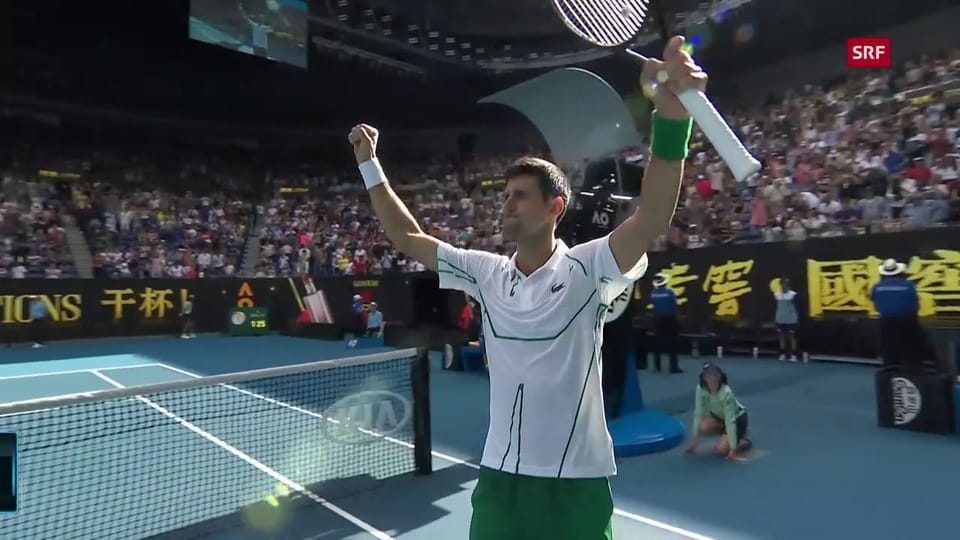 Djokovic rauscht in Melbourne in den Achtelfinal