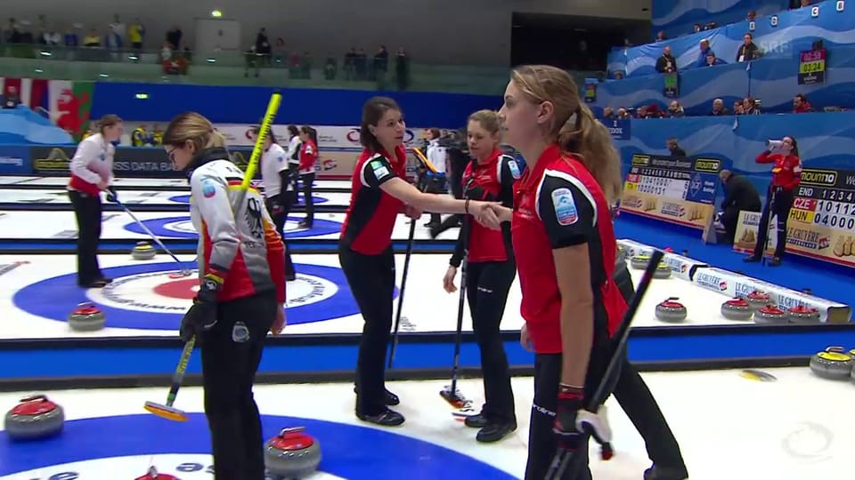 Schweizer Curling-Teams an der Heim-EM im Hoch