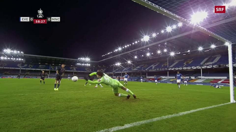 Die Highlights im FA-Cup-Halbfinal zwischen Everton und Man City