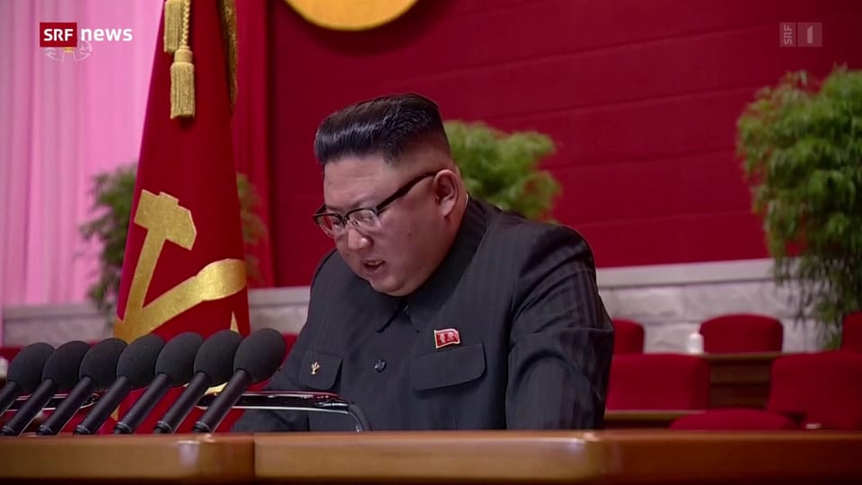 Aus dem Archiv: Kim Jong-un räumt am Parteitag Fehler ein
