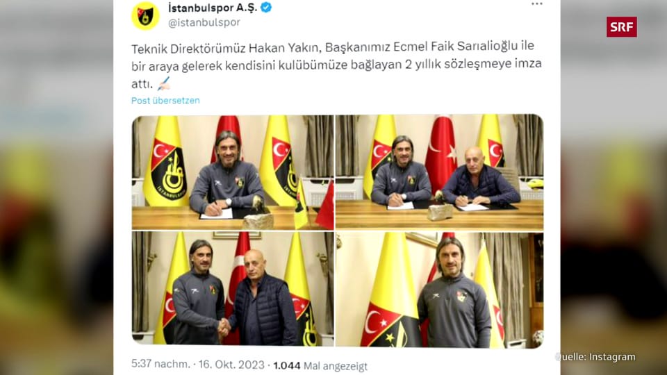 Yakin wird Trainer bei Istanbulspor