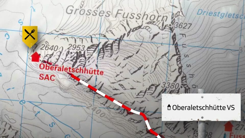 Route 1: Oberaletschhütte VS