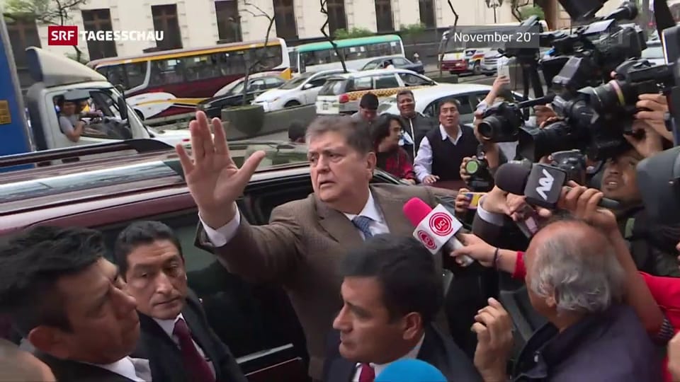 Peruanischer Ex-Präsident schiesst sich in den Kopf