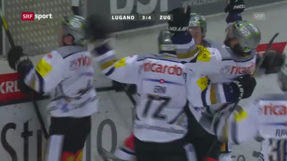 Eishockey: Lugano-Zug