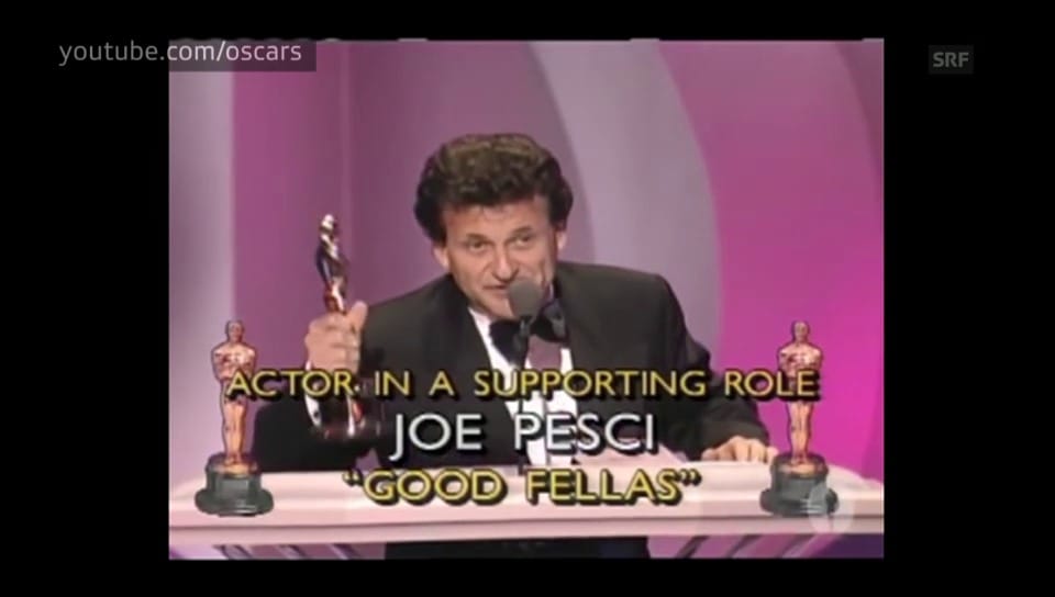 Joe Pescis Dankesrede bei den Oscars 1991