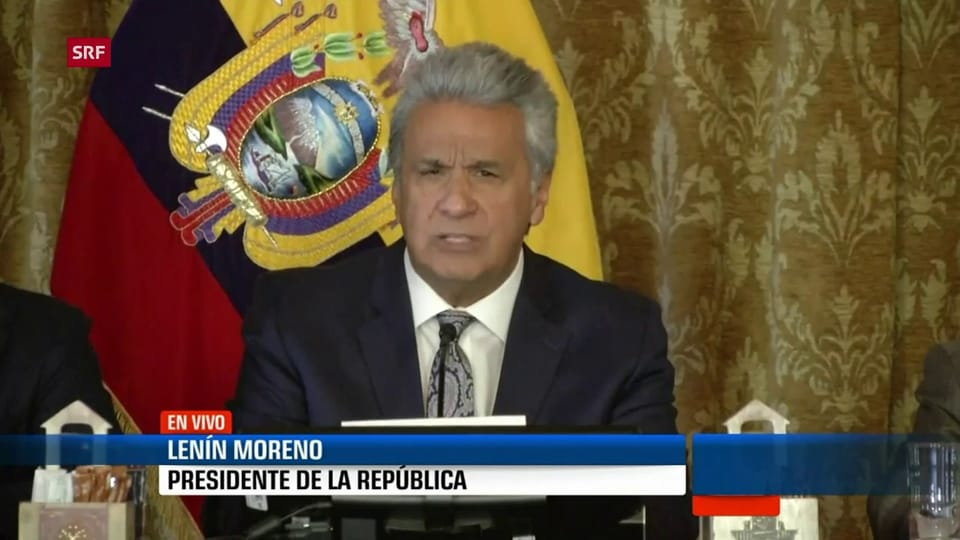  Präsident Moreno ruft den Ausnahmezustand aus (span.)