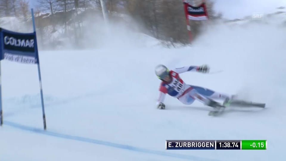 Elia Zurbriggen scheidet im 2. Lauf aus («sportlive», 14.12.2013)